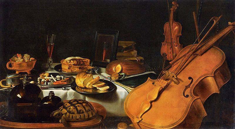 unknow artist Still-Life with Musical Instruments